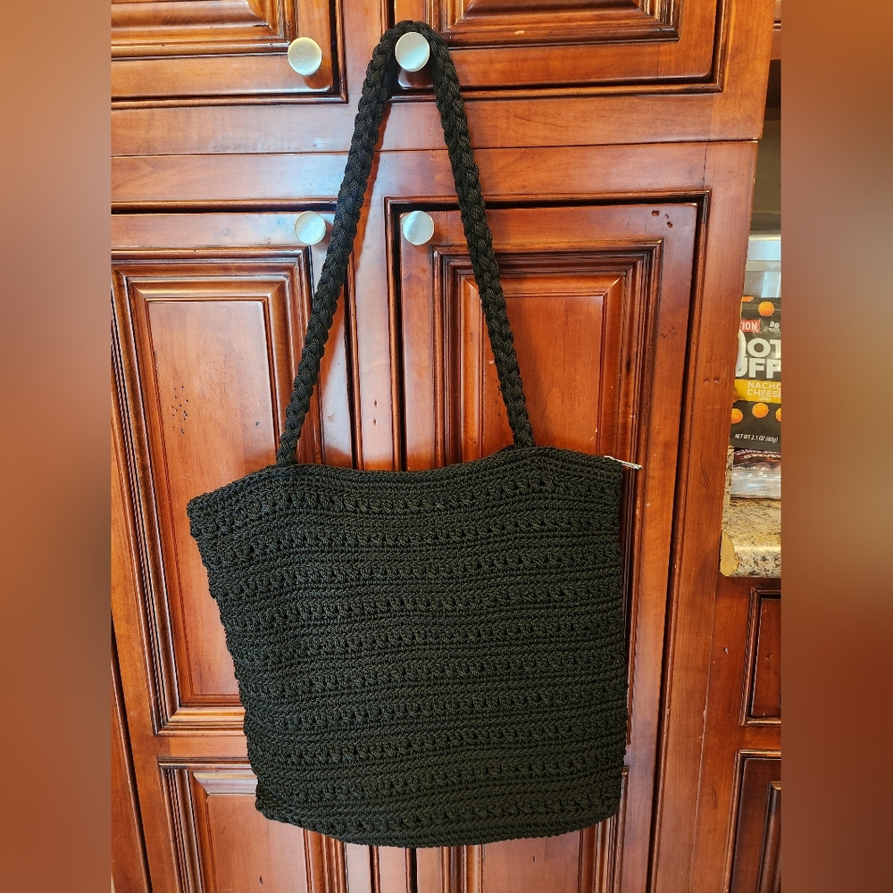 Handcrafted Black Tote Bag